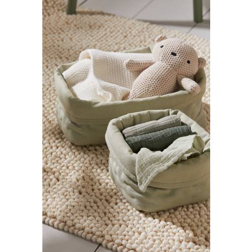 2-pack Quilted Storage Baskets