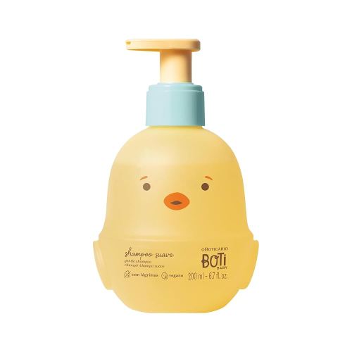 O BOTICARIO Boti Baby Shampoo, Hypoallergenic & Tear-Free for Kids: Vegan, Alcohol-Free, Paraben-Free