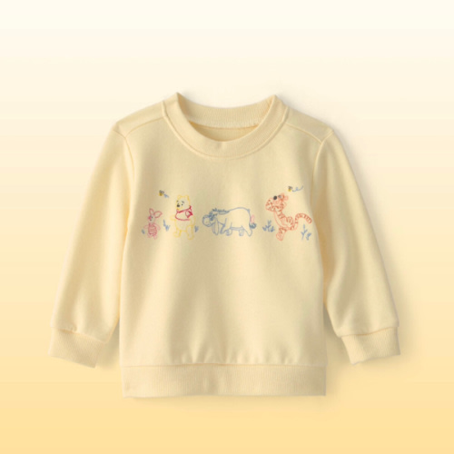 Winnie the Pooh Embroidered French Terry Pullover Sweatshirt
