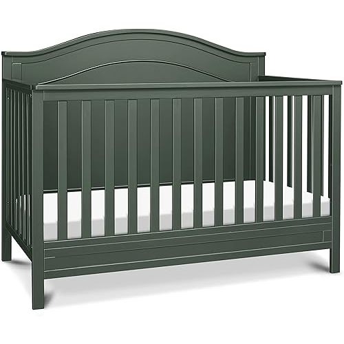 DaVinci Charlie 4-in-1 Convertible Crib in Forest Green, Greenguard Gold Certified