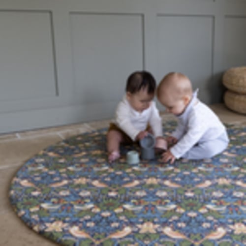 Morris & Co. The Strawberry Thief Play Mat – Totter and Tumble LLC