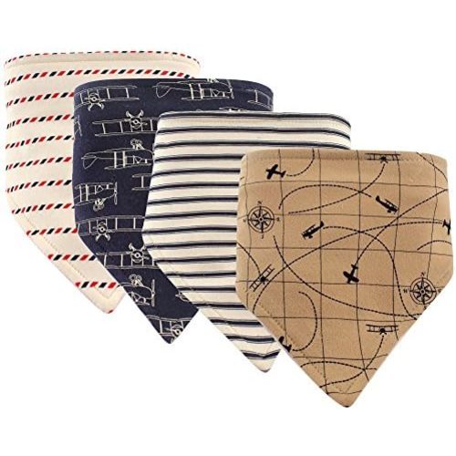 Hudson Baby Unisex Baby Cotton Bandana Bibs