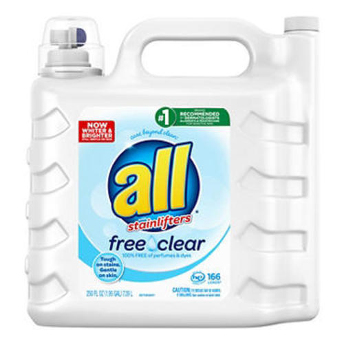 all Free and Clear Liquid Laundry for Sensitive Skin, 250 oz.,166 Loads