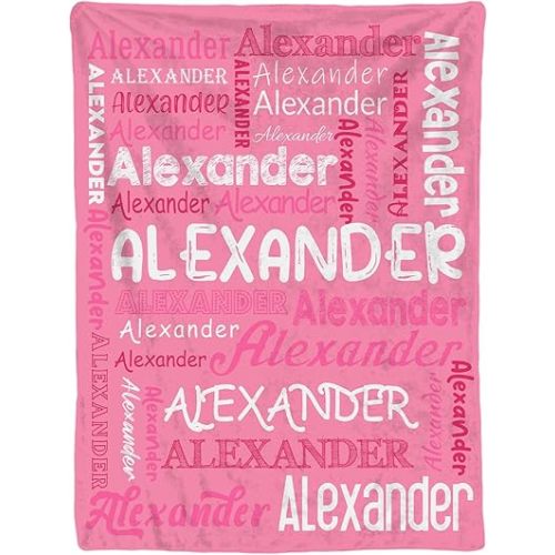Personalized Baby Blanket,Custom Baby Blanket with Name,Customized Baby Name Blanket,Baby Blankets for Boys or Girl,Personalized Baby Gifts,Best Gift for Baby,Newborn