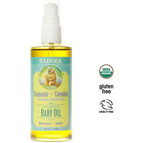 Badger - Organic Baby Oil, Chamomile & Calendula