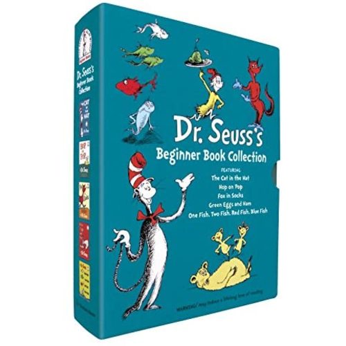 Dr. Seuss's Beginner Book Collection (Cat in the Hat, One Fish Two Fish, Green Eggs and Ham, Hop on Pop, Fox in Socks)