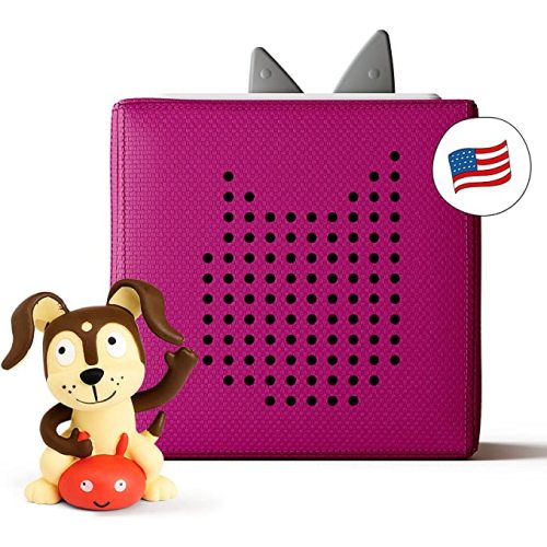 Toniebox Audio Player Starter Set with Playtime Puppy for Kids 3+ Years - Listen, Learn, and Play with One Huggable Little Box - Purple
