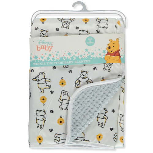 Disney Winnie The Pooh Plush Baby Blanket
