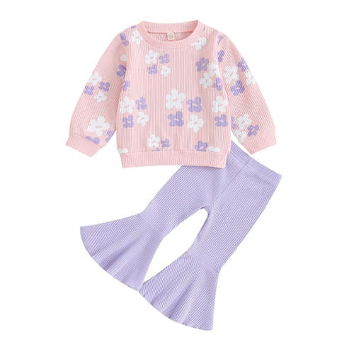 LAVENDER Bellbottom Outfit - Hazel & Bo