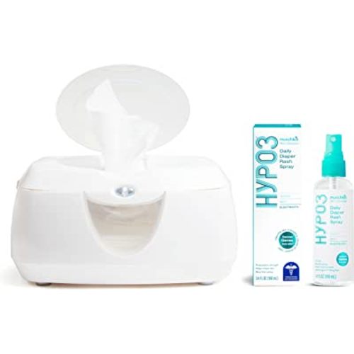 Munchkin® Warm Glow™ Wipe Warmer and HYP03™ Daily Diaper Rash Spray with Hypochlorous