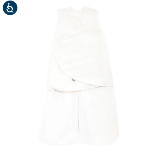 Cream Micro-Fleece Swaddle Newborn | HALO