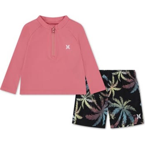 Two-Piece Rashguard Swimsuit, 18M
