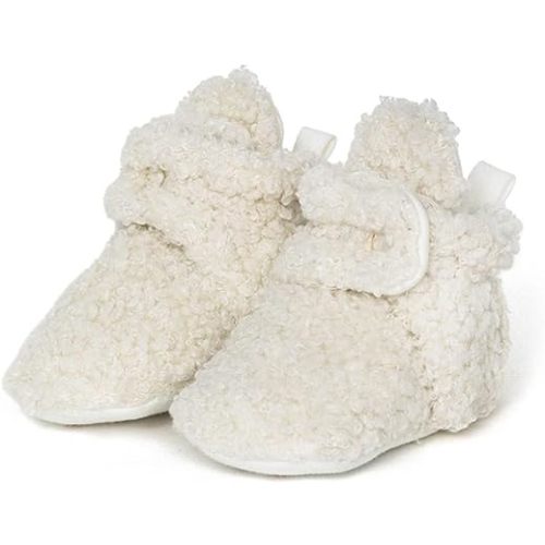 Robeez Baby Girls and Boys Crib Snap Booties with Slip-Resistant Soles for Infant and Toddler, 0-18 Months