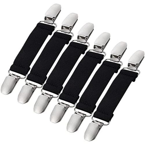 Winter Mitten Clips Elastic Stainless Steel Gloves Clips for Toddler Kids Adults Dress Cinch Sweater Cardigan Shawl Clip