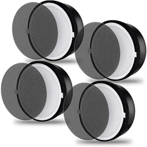 LV-H132 Replacement Filter for Levoit LV-H132 Air Purifier,3-in-1 H13 True HEPA and Activated Carbon Filter,Part # LV-H132-RF,4 Pack