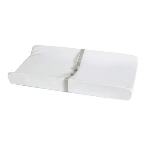 Munchkin Secure Grip Baby Diaper Changing Pad for Dresser, Waterproof and Wipeable, Contoured, Standard Size (16" x 31"), White