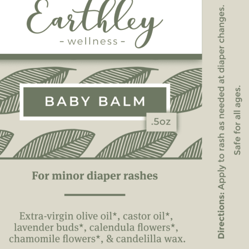 Baby Balm Herbal Salve - For Diaper Rash and Other Rashes