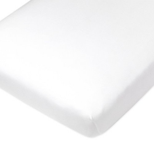 Honest Baby Organic Cotton Fitted Crib Sheet, Color: Bright White