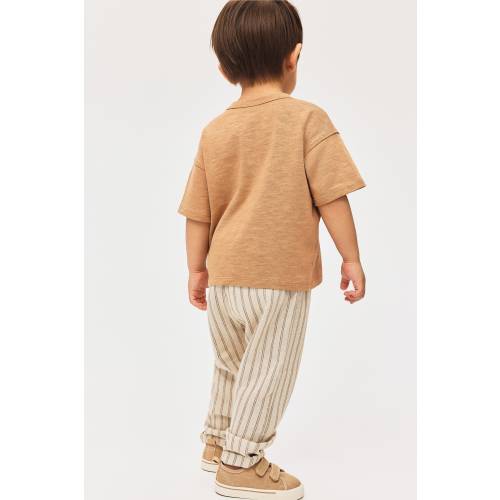 LINEN-BLEND JOGGERS