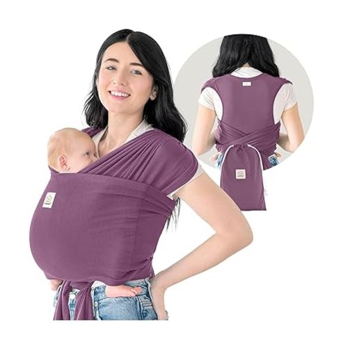 KeaBabies Baby Wrap Carrier - Dark Mauve