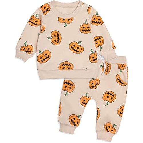 Baby Girl Sweatshirt Clothes Pants Set Joggers Toddler Fall Outfit Infant Sweatsuit