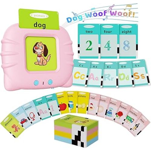 Toddler Toys Talking Flash Cards for 2 3 4 5 6 Year Old Boys and Girls, Autism Sensory Toys for Autistic Children, Learning Educational Montessori Speech Therapy 248 Sight Words Kids Gifts