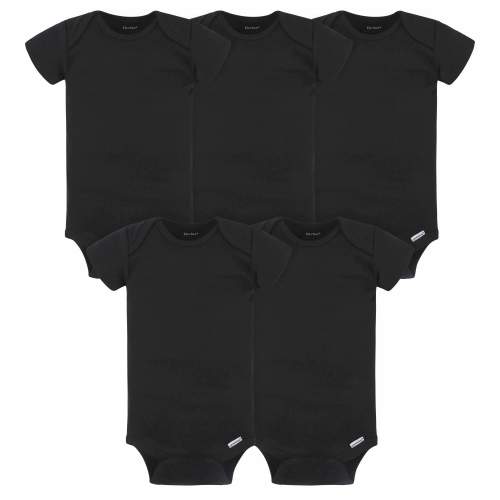 5-Pack Baby Black Onesies® Bodysuits