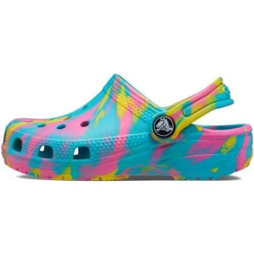 Crocs Kids' Classic Marbled Tie-dye Clog