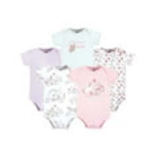 Hudson Baby Bodysuits, 5-Pack, Newborn-18 Months