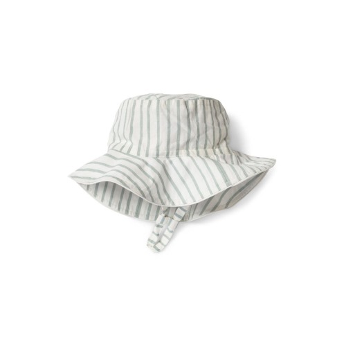 Stripe Organic Cotton Bucket Hat, 0-6 M