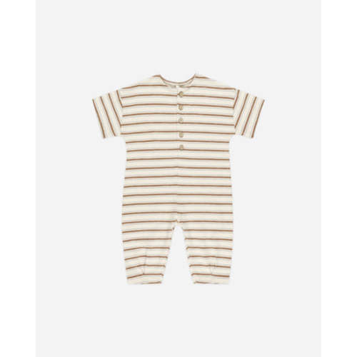 Hayes Jumpsuit || Saddle Stripe