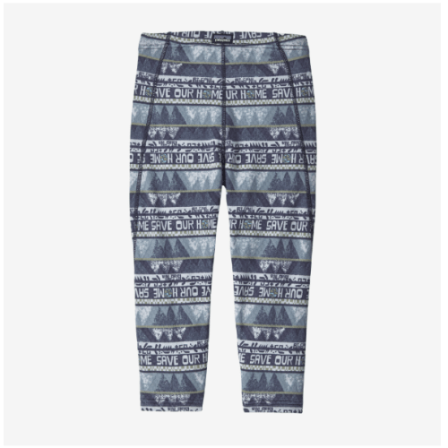 Patagonia Baby Capilene® Midweight Baselayer Bottoms (Dolomite Blue)