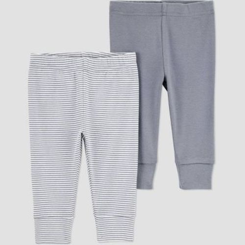 Carter's Just One You®️ Baby Boys' 2pk Pants - Gray Newborn