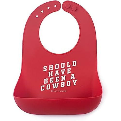 Bella Tunno Wonder Bib - Adjustable Silicone Baby Bibs for Boys, Durable and Waterproof BPA Free Silicone