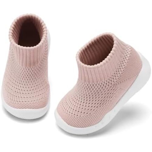 Engtoy Baby Shoes & Socks - Non-Slip Breathable Slippers with Soft Rubber Sole - Baby Boys & Girls Slip On Sneakers