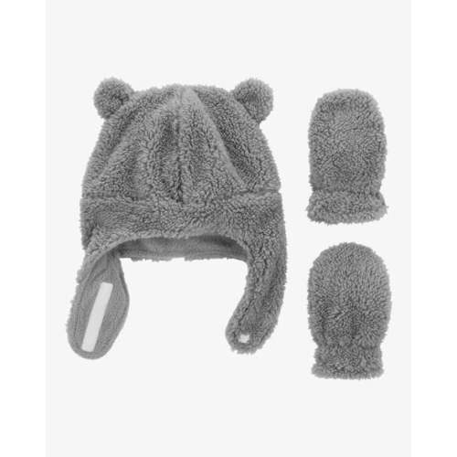 0-9M Baby 2-Pack Sherpa Hat & Mitten Set - Carter's