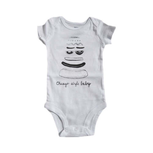 Chicago Style Baby Onesie – Little.Peach.Fuzz.Chicago