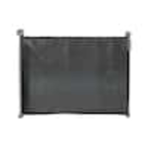 KidCo 33.5 in. H Wall Mount Gate Retractable Safeway Wall Mounted Gate in Black G2501