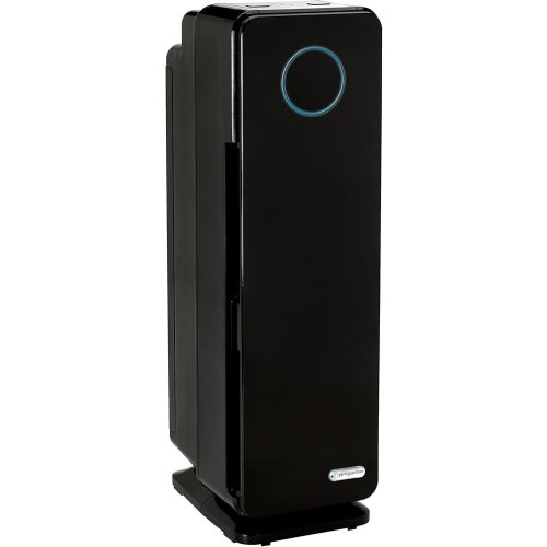 GermGuardian 5-In-1 HEPA Air Purifier for Home, Pet Air Purifier with HEPA Air Filter & UV-C Light, AC4300BPTCA, 743 Sq. Ft., 22'' Tower, Black