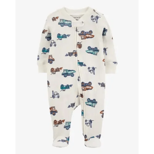Baby Car 2-Way Zip Thermal Sleep & Play Pajamas - Carter's | Carter's