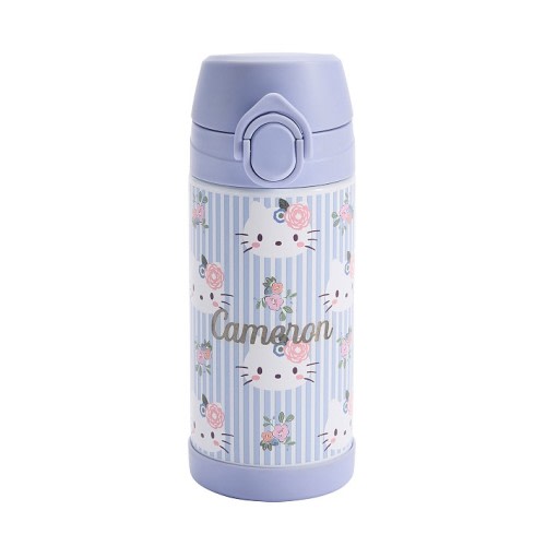 Mackenzie Hello Kitty® Stripe Water Bottle