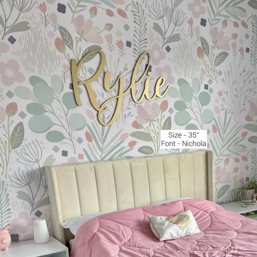 Baby Name Cutout - Large Custom Name Cutout - Nursery Name Sign - Name Cutout - Nursery Decor - Custom Baby Name Cutout - Christmas Gift