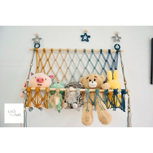 Large Toy Holder, Baby Boy Gifts, Baby Toy Hammock, Toy Organization, Toy Net, Colorful Toy Hammock with Fringer, Baby Christmas Gifts