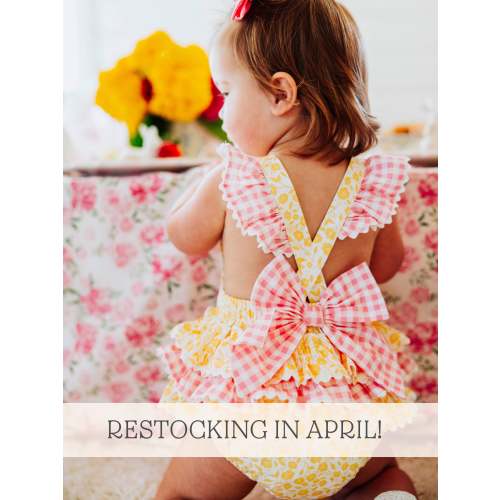 Vintage Bow Bubble - Lovely Yellow Petals