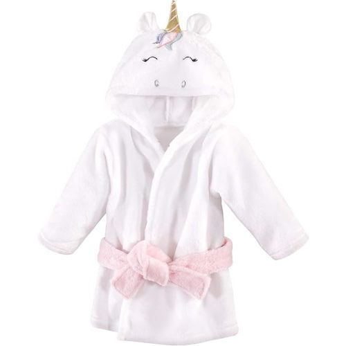 Hudson Baby Unisex Baby Plush Animal Face Bathrobe