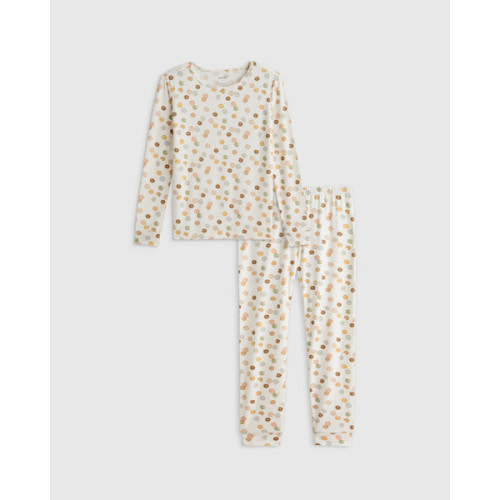 Bamboo Long Sleeve and Pant Pajama Set - Toddler in Yummy Donuts