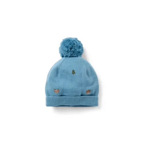 Baby Forest Friends Pom Beanie