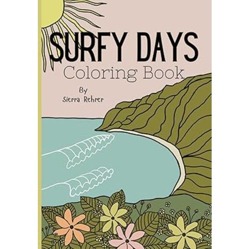 Surfy Days Coloring Book