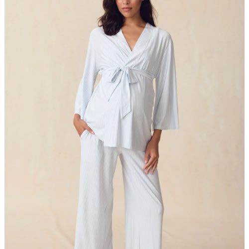 LAKE | Women | DreamModal™ Pajamas | Fog Maternity Kimono Bundle