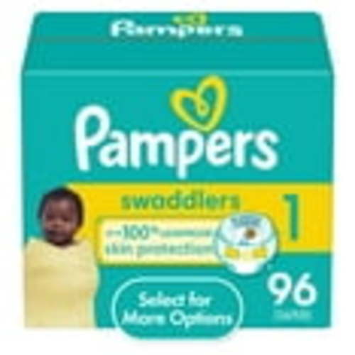Pampers Swaddlers Baby Diapers Size 1, 96 Count (Select for More Options)